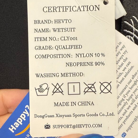 NWT! HEVTO GUARDIAN WARRIOR WETSUIT 3mm Neoprene Diving Scuba‎ CLY001 | Large - Picture 6 of 9